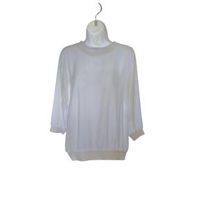 Express White Knit Blouse‎